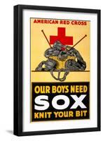 Red Cross Poster, C1917-null-Framed Giclee Print