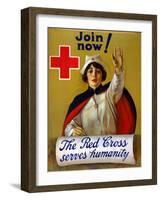 Red Cross Poster, C1917-null-Framed Giclee Print