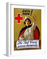 Red Cross Poster, C1917-null-Framed Giclee Print