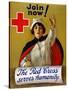 Red Cross Poster, C1917-null-Stretched Canvas