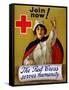 Red Cross Poster, C1917-null-Framed Stretched Canvas