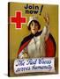 Red Cross Poster, C1917-null-Stretched Canvas