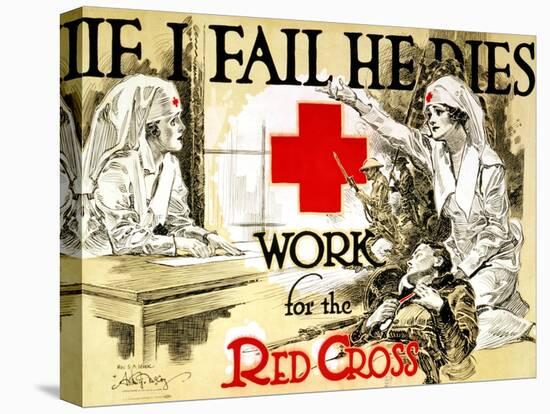 Red Cross Poster, C1918-Arthur McCoy-Stretched Canvas