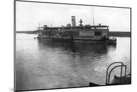 Red Cross River Boat Going Up the Tigris River, Mesopotamia, WWI, 1918-null-Mounted Premium Giclee Print