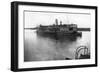 Red Cross River Boat Going Up the Tigris River, Mesopotamia, WWI, 1918-null-Framed Giclee Print