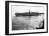 Red Cross River Boat Going Up the Tigris River, Mesopotamia, WWI, 1918-null-Framed Giclee Print