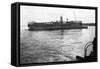 Red Cross River Boat Going Up the Tigris River, Mesopotamia, WWI, 1918-null-Framed Stretched Canvas