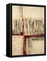 Red Crossing-Sarah West-Framed Stretched Canvas