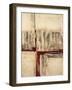 Red Crossing-Sarah West-Framed Art Print