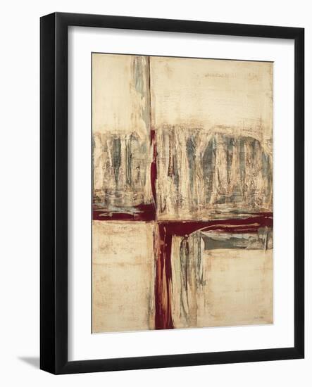 Red Crossing-Sarah West-Framed Art Print