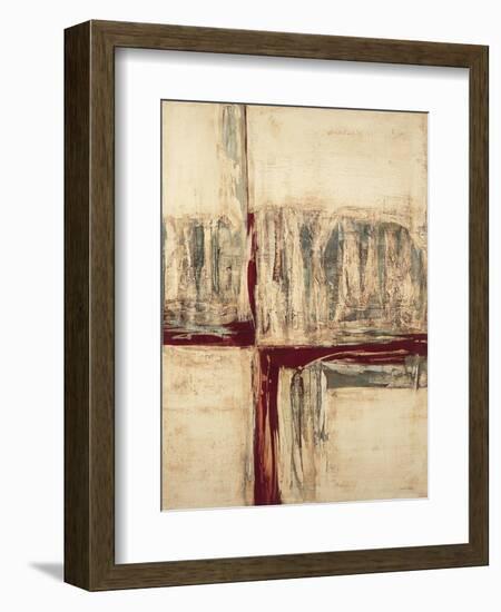 Red Crossing-Sarah West-Framed Art Print