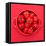 Red cubed-Sarah Saratonina-Framed Stretched Canvas