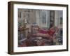 Red Cushions-Sue Wales-Framed Giclee Print