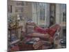 Red Cushions-Sue Wales-Mounted Giclee Print