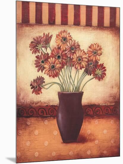 Red Daisies-Kimberly Poloson-Mounted Art Print