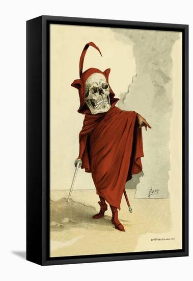 Red Death-F. Frusius M.d.-Framed Stretched Canvas