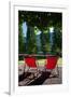 Red Deck Chairs-Felipe Rodriguez-Framed Photographic Print