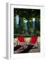 Red Deck Chairs-Felipe Rodriguez-Framed Photographic Print