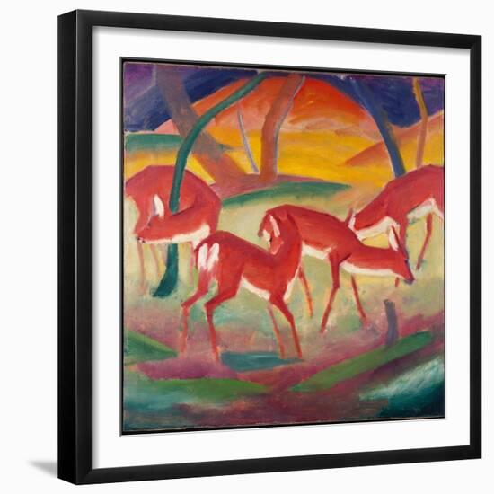 Red Deer 1, 1910-Franz Marc-Framed Giclee Print