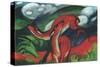Red Deer II-Franz Marc-Stretched Canvas