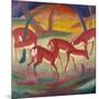 Red Deer; Rote Rehe 1-Franz Marc-Mounted Giclee Print