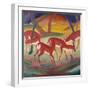 Red Deer; Rote Rehe 1-Franz Marc-Framed Giclee Print