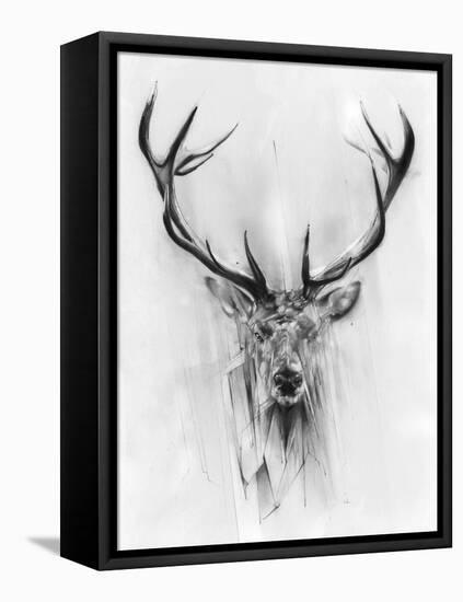 Red Deer-Alexis Marcou-Framed Stretched Canvas