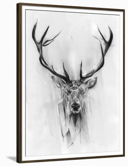 Red Deer-Alexis Marcou-Framed Premium Giclee Print