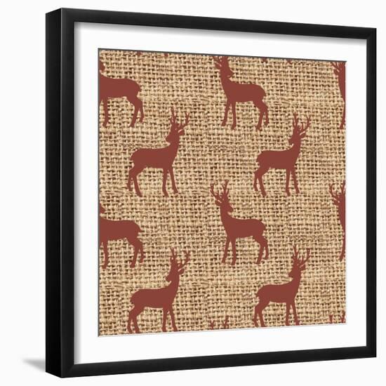 Red Deer-Joanne Paynter Design-Framed Giclee Print