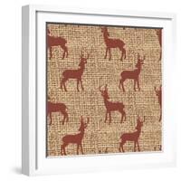 Red Deer-Joanne Paynter Design-Framed Giclee Print