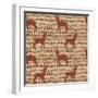 Red Deer-Joanne Paynter Design-Framed Giclee Print