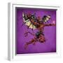 Red Devil With Wings-FlyLand Designs-Framed Giclee Print
