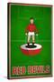 Red Devils Football Soccer Sports Poster-null-Stretched Canvas
