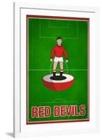 Red Devils Football Soccer Sports-null-Framed Art Print