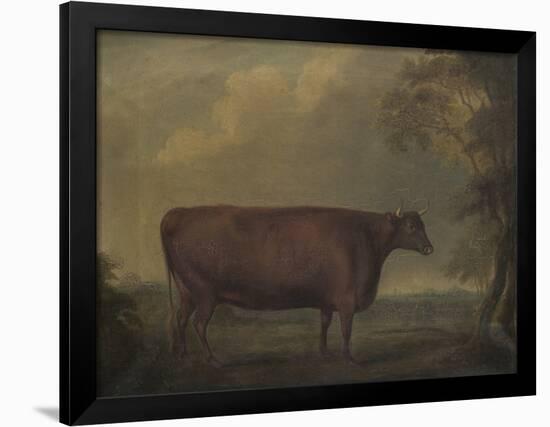 Red Devon Heifers in landscape, 1812-Thomas Weaver-Framed Giclee Print