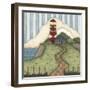 Red Diamond Lighthouse-Robin Betterley-Framed Giclee Print