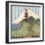 Red Diamond Lighthouse-Robin Betterley-Framed Giclee Print