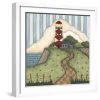 Red Diamond Lighthouse-Robin Betterley-Framed Giclee Print