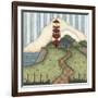 Red Diamond Lighthouse-Robin Betterley-Framed Giclee Print