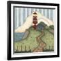 Red Diamond Lighthouse-Robin Betterley-Framed Giclee Print