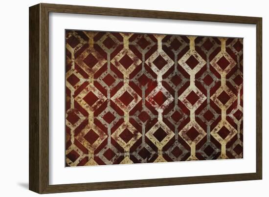 Red Diamonds-Kari Taylor-Framed Giclee Print