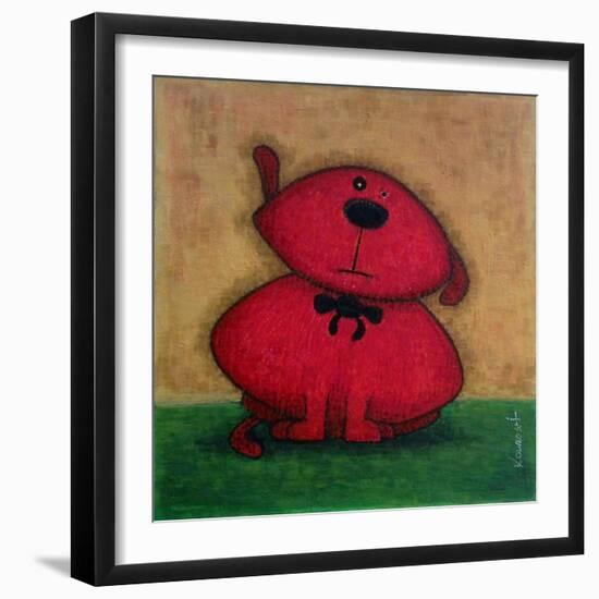 Red Dog-Kourosh-Framed Photographic Print