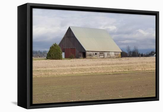 Red Door Barn-Dana Styber-Framed Stretched Canvas