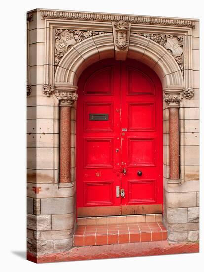 Red Door Europe-AJ Messier-Stretched Canvas