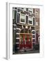 Red Door in Amsterdam-Erin Berzel-Framed Photographic Print
