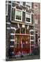 Red Door in Amsterdam-Erin Berzel-Mounted Photographic Print