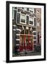 Red Door in Amsterdam-Erin Berzel-Framed Photographic Print