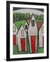 Red Doors-Tim Nyberg-Framed Giclee Print