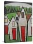 Red Doors-Tim Nyberg-Stretched Canvas