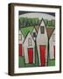 Red Doors-Tim Nyberg-Framed Giclee Print
